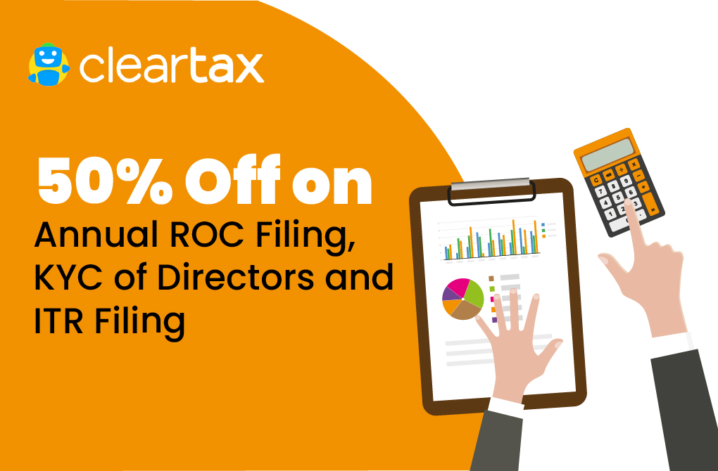 Cleartax – 60% Off on Annual ROC Filing