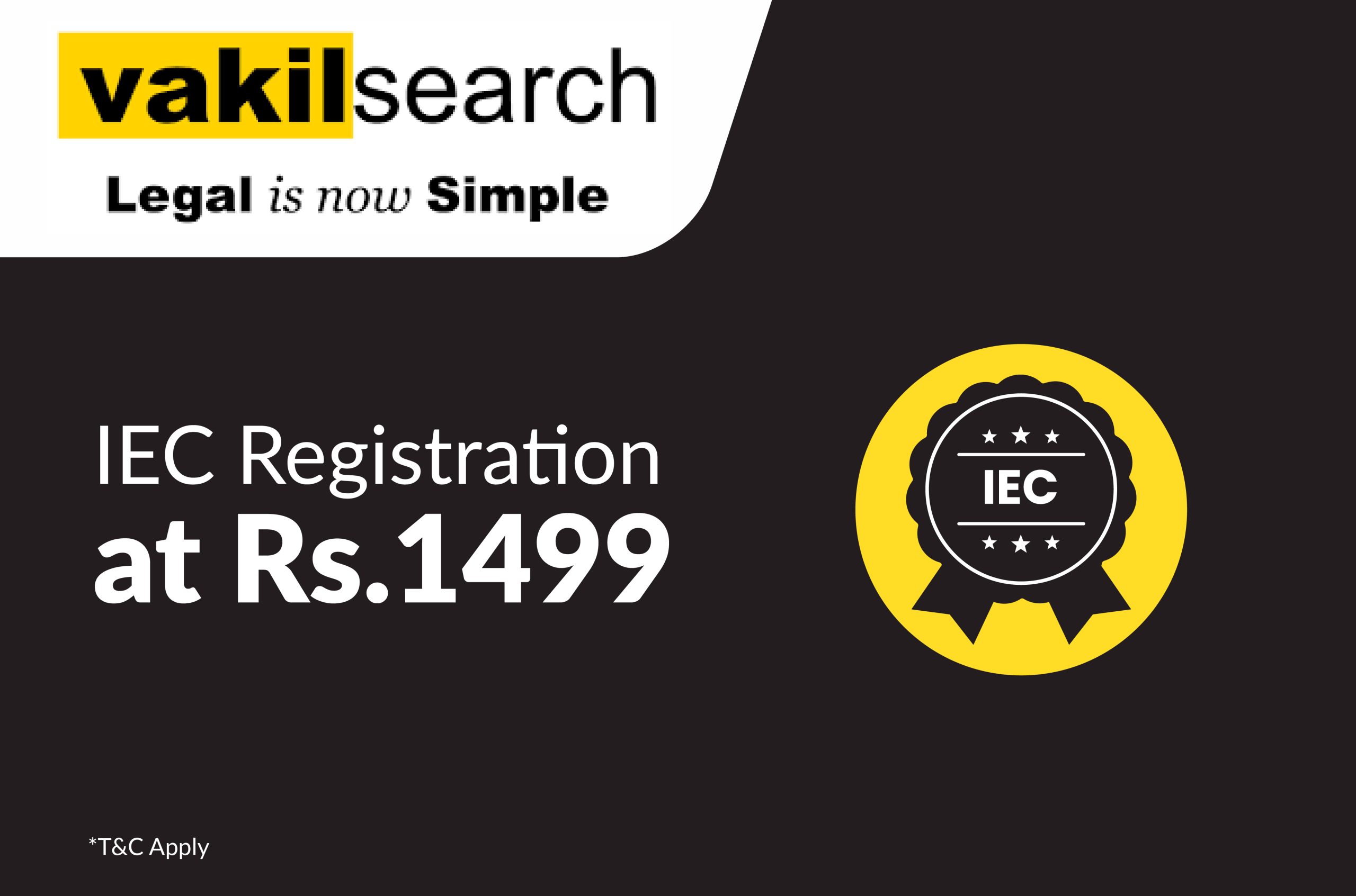 Vakil Search – IEC Registration