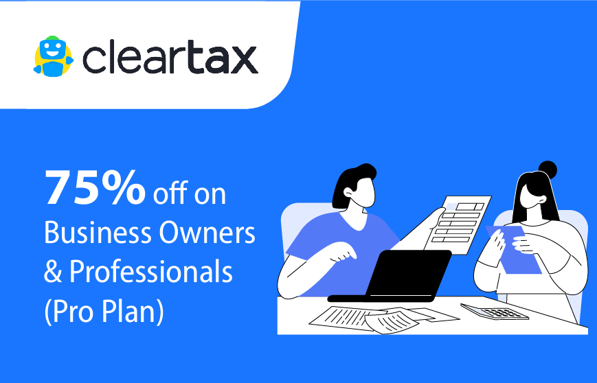 Cleartax – Pro Plan – 75% Off