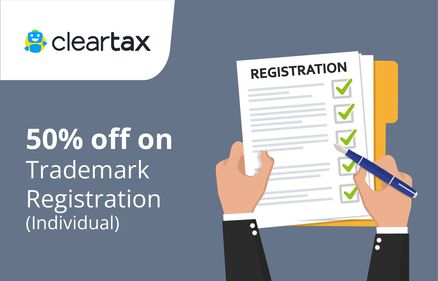 Cleartax – Trademark Registration (Individual)