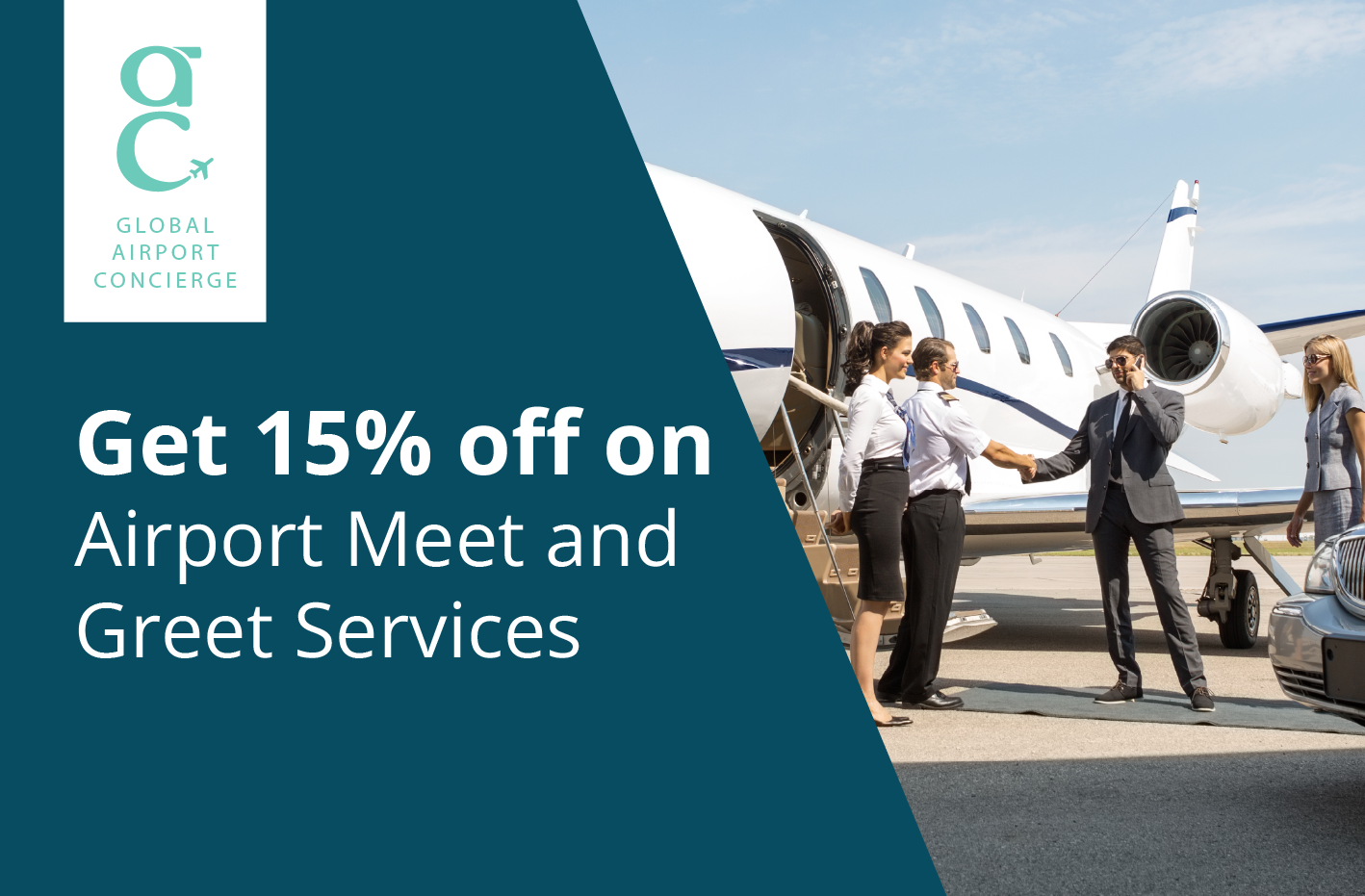 15% off on Airport Meet and Greet Services